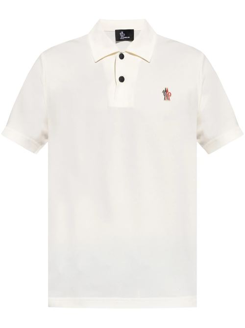 Polo with logo patch Moncler Grenoble | 978A000-0189AVZ034